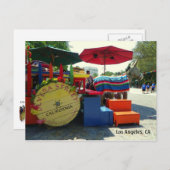 Carte Postale Olvera Street, Los Angeles Postcard ! (Devant / Derrière)