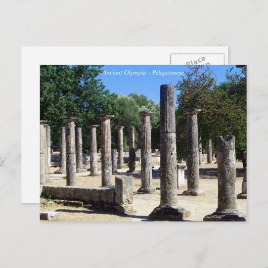 Carte Postale Olympia antique (Devant / Derrière)
