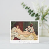 Carte Postale Olympia par Edouard Manet (Debout devant)