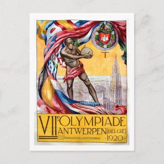 Carte Postale Olympiade Antwerpen (Devant)