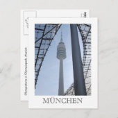 Carte postale Olympiaturm (Devant / Derrière)