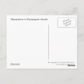 Carte postale Olympiaturm (Dos)