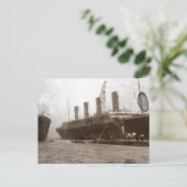 Carte Postale Olympique et Titanic (Debout devant)