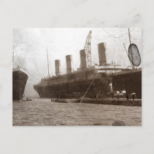 Carte Postale Olympique et Titanic