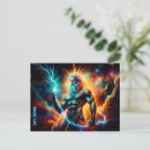 Carte Postale Olympus Dieu antique hommes grec mythologie art (Debout devant)