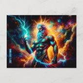 Carte Postale Olympus Dieu antique hommes grec mythologie art (Devant)