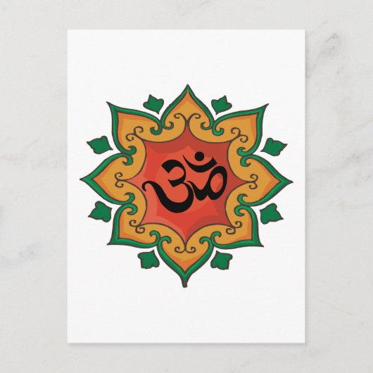 Carte Postale Om (Devant)
