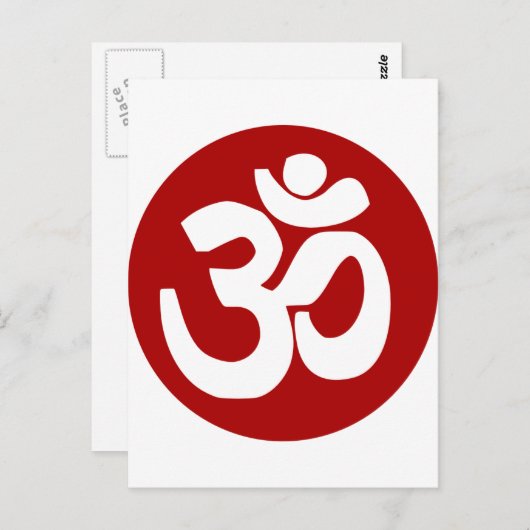 Carte Postale Om (Devant / Derrière)