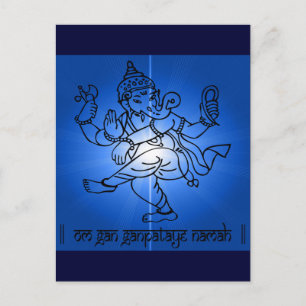 Carte Postale Om-Gan-Ganpataye-Namah