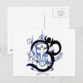 Carte Postale OM - Ganesha (Devant / Derrière)