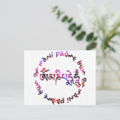 Carte Postale Om mani padme hum (Debout devant)
