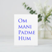 Carte Postale Om Mani Padme Hum (Debout devant)