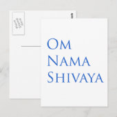 Carte Postale Om Nama Shivaya (Devant / Derrière)