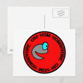 Carte Postale Om-Nom-Nomnivore (Devant / Derrière)