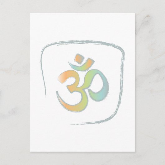 Carte Postale Om ou Aum (Devant)