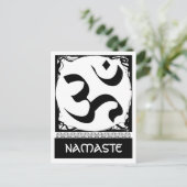 Carte postale Om Yoga (Debout devant)