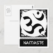 Carte postale Om Yoga (Devant / Derrière)