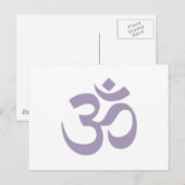 Carte Postale Om - Yoga (Devant / Derrière)