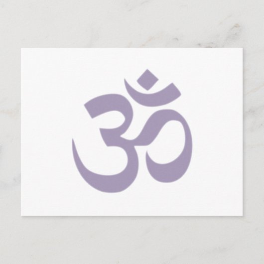 Carte Postale Om - Yoga (Devant)