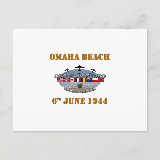 Carte Postale Omaha Beach 6 juin 1944 (Devant)