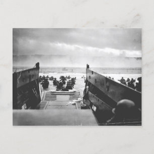 Carte Postale Omaha Beach, Normandie, Jour J 1944