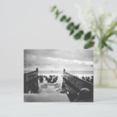 Carte Postale Omaha Beach, Normandie, Jour J 1944 (Debout devant)