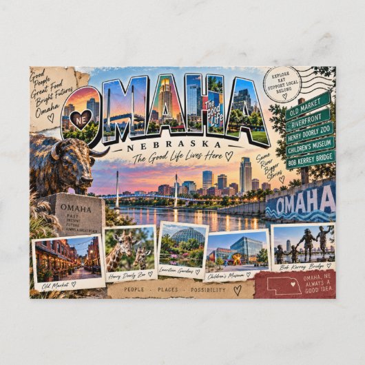 Carte Postale Omaha Nebraska (Devant)