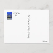 Carte Postale Omaha, Nebraska (Dos)