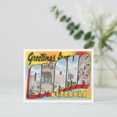 Carte postale Omaha, Nebraska Big Letters (Debout devant)