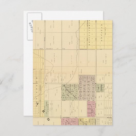 Carte Postale Omaha Nord, Nebraska (Devant / Derrière)