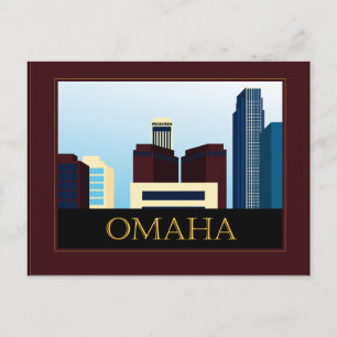 Carte Postale Omaha Skyline