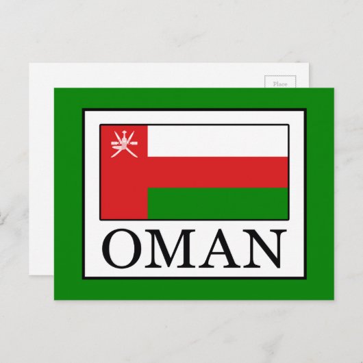 Carte Postale Oman (Devant / Derrière)
