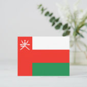 Carte postale Oman Flag (Debout devant)