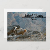 Carte postale Oman Jabal Shams (Devant / Derrière)
