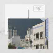 Carte Postale Oman, Mascate, Mutrah. Mosquée de Mutrah Corniche  (Devant / Derrière)