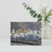 Carte Postale Oman, Muscat, Mutrah. Bâtiments le long de Mutrah (Debout devant)