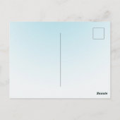 Carte Postale Ombre Bleu Ciel (Dos)