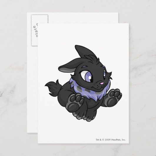 Carte Postale Ombre cybunny (Devant / Derrière)