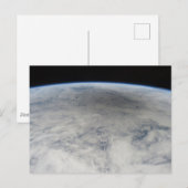 Carte Postale Ombre de la Lune Jetée sur le Pacifique Nord. (Devant / Derrière)