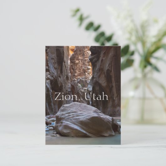 Carte Postale Ombre et lumière dans les Narrows (Debout devant)