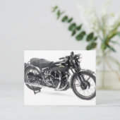 CARTE POSTALE OMBRE NOIR VINCENT (Debout devant)