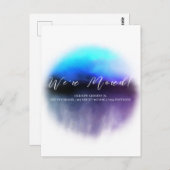 Carte Postale Ombre Nous Avons Déplacé Le Faire-part De Déplacem (Devant / Derrière)