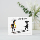 Carte Postale ombre rapide... (Debout devant)