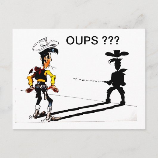 Carte Postale ombre rapide... (Devant)