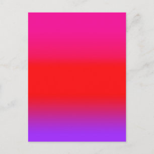 Carte Postale Ombre rouge violet magenta Festive