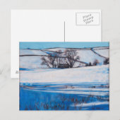 Carte Postale Ombres de neige 2010 (Devant / Derrière)