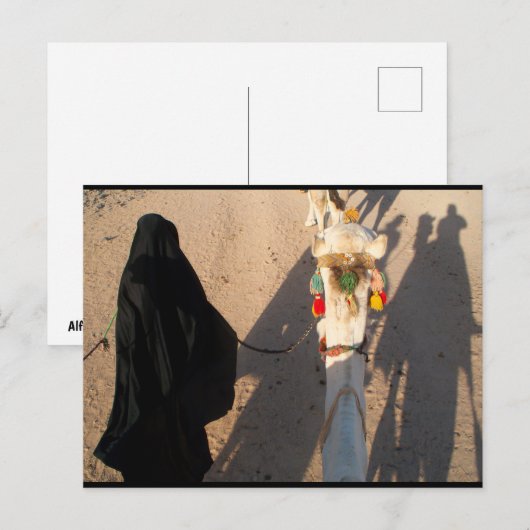 Carte Postale Ombres du désert (Devant / Derrière)
