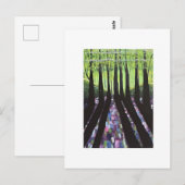 Carte Postale Ombres forestières (Devant / Derrière)