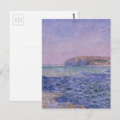 Carte Postale Ombres sur la mer. Les falaises de Pourville (Devant / Derrière)