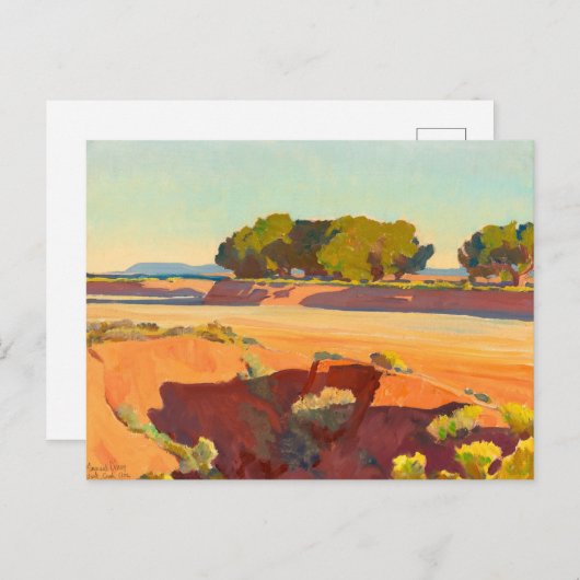 Carte Postale Ombres sur Short Creek par Maynard Dixon (Devant / Derrière)